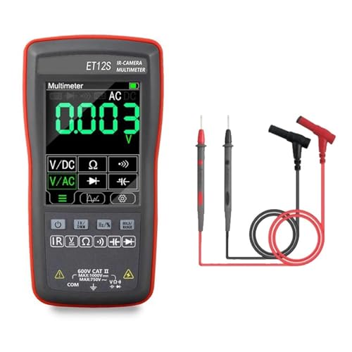 ET11S/ET12S 2in1 Digitales Wärmebild-Multimeter, Wärmebild-Pixel-Multimetro Mit Spannungs-, Strom- Und Widerstandsmessung Genau Messen(ET12S) von ZGJIAJU