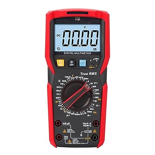 Echteffektiv-Multimeter, Digitaler Professioneller Elektrischer Tester, NCV-Diodentemperatur-Trioden-Kapazitätsmessgerät Genau Messen(89X) von ZGJIAJU