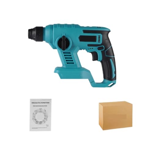 Hammerbohrer 1000 W, 3600 U/min, Elektrischer Drehschlagbohrer For 18-V-Akkuwerkzeuge, 16 Mm Beton, 13 Mm Stahl, 20 Mm Holz, Ohne Akku von ZGJIAJU