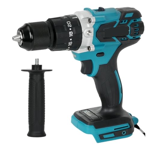 Hammerbohrer 18 V 13 Mm Bürstenloser Schlagbohrer, Kabelloser Bohrhammer, 3-in-1-Bohrmaschine, Schraubendreher, Bohrer Hammerbohrer 18 V 13 Mm Bürstenloser Schlagbohrer, Kabelloser Bohrhammer, 3-in-1-Bohrmaschine, Schraubendreher, Bohrer von ZGJIAJU