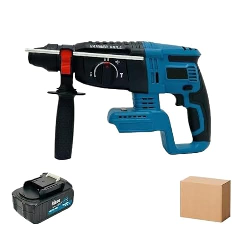 Hammerbohrer 18V Akku-Bohrhammer 4 Funktionen Elektrischer Bürstenloser Hammer 27mm Schlagbohrmaschine Hammerbohrer 18V Akku-Bohrhammer 4 Funktionen Elektrischer Bürstenloser Hammer 27mm Schlagbohrmaschine von ZGJIAJU