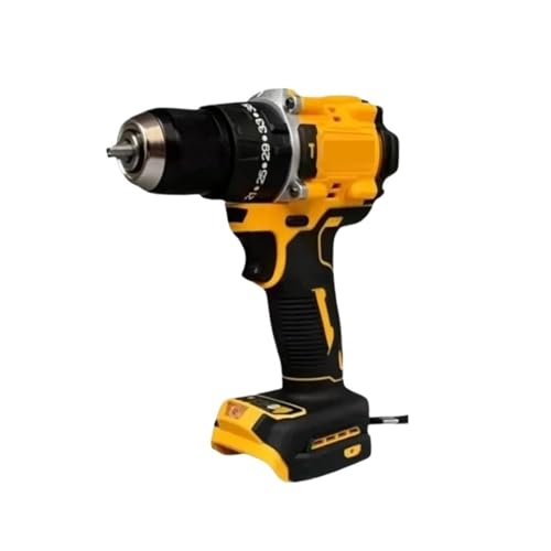 Hammerbohrer 20 V MAX Bürstenloser Kabelloser Bohrhammer/Schrauber, Handgeführtes, Stufenlos Verstellbares Handbohrwerkzeug(NO Battery) von ZGJIAJU