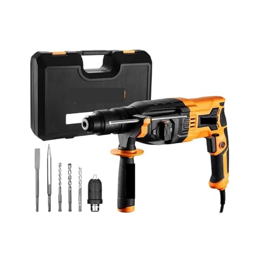 Hammerbohrer 4 Funktionen Elektrische Bohrhammer Multifunktionale Dreh Zubehör Elektrische Abbruch Hammer Schlagbohrmaschine von ZGJIAJU