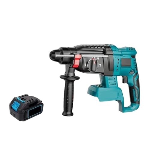 Hammerbohrer 4 Funktionen Elektrische Cordless Rotary Hammer Bohrer Wiederaufladbare Hammer 27mm Auswirkungen Drilll For 18V Batterie von ZGJIAJU