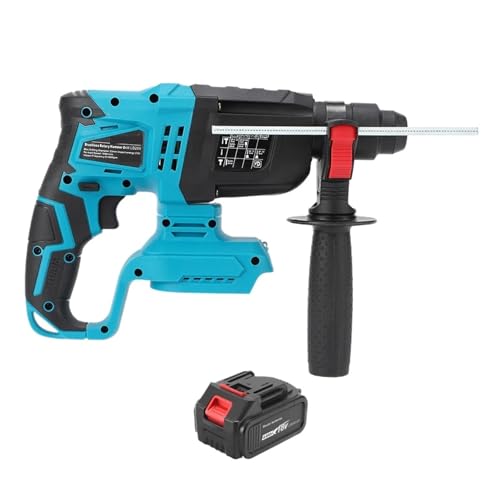 Hammerbohrer Akku-Bohrhammer Ohne Bürsten, 1 1/8 Zoll, 2-in-1, Multifunktionaler Hochleistungs-Bohrhammer Mit Sicherheitskupplung Hammerbohrer Akku-Bohrhammer Ohne Bürsten, 1 1/8 Zoll, 2-in-1, Multifunktionaler Hochleistungs-Bohrhammer Mit Sicherheitskupplung von ZGJIAJU