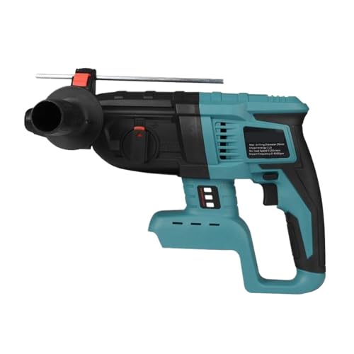 Hammerbohrer Akku-Bohrhammer Ohne Bürsten, 1 1/8 Zoll, 3-in-1, Multifunktionaler Hochleistungs-Bohrhammer Mit Sicherheitskupplung von ZGJIAJU