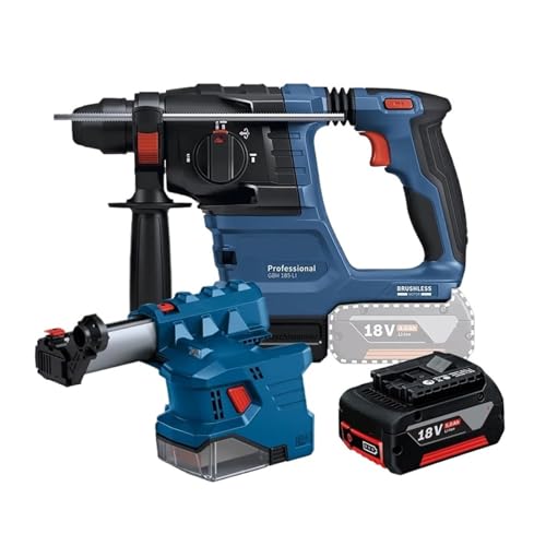 Hammerbohrer Akku-Elektrohammer Staubsammler-Sets 18V Bürstenlos For Dekorations-Team-Rotationshammer(S1) von ZGJIAJU