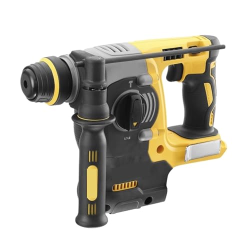 Hammerbohrer Bohrhammer, 18 V/20 V MAX SDS, Bürstenlos, 1 Zoll, L-förmiger Zimmerei-Schlagbohrer, Einzelwerkzeug von ZGJIAJU