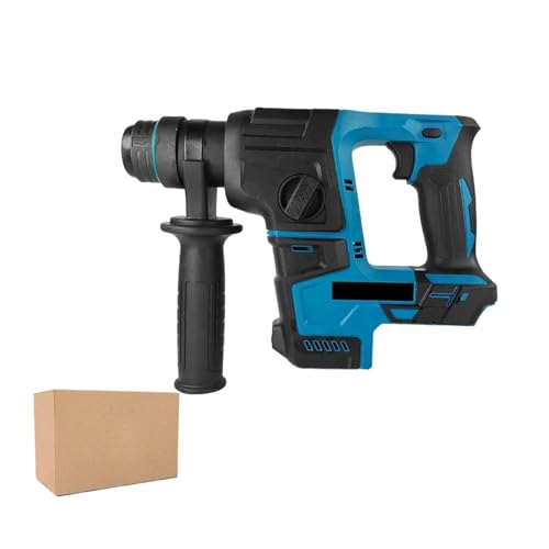 Hammerbohrer Bürstenloser Elektrischer Bohrhammer, Multifunktionale Rotierende Kabellose Wiederaufladbare Elektrowerkzeuge For 18-V-Batterie(No Battery) von ZGJIAJU