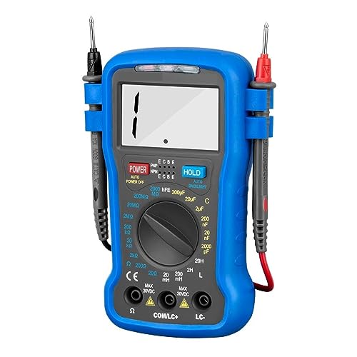 Hintergrundbeleuchtung LCD Digital LCR Meter Widerstand Kapazität Induktivität Tester Transistor HFE Tester Genau Messen von ZGJIAJU