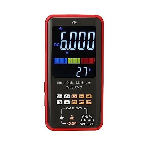 Intelligentes, Professionelles Digitalmultimeter, Dual-Display-Modus, NCV-LIVE-Tester, Echtes RMS-Intelligentes Multimeter Genau Messen(122) von ZGJIAJU