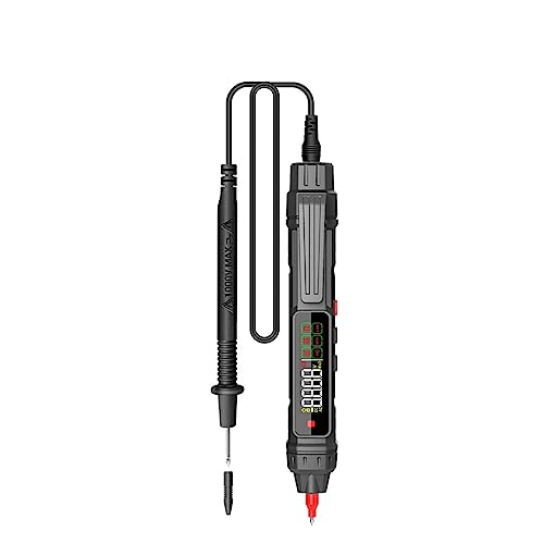 Intelligentes Digitalmultimeter, 6000 Zählungen, Berührungslos, Hochpräziser Spannungsdetektor, Stift, Automatische Reichweite, Kapazität, OHm, NCV-Tester Genau Messen(ZL12B) von ZGJIAJU