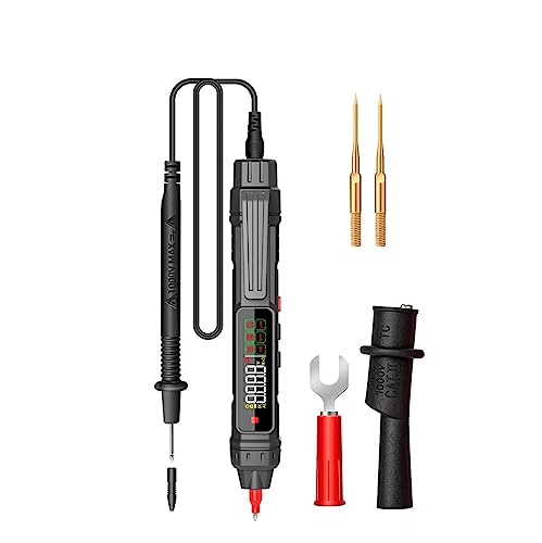 Intelligentes Digitalmultimeter, 6000 Zählungen, Berührungslos, Hochpräziser Spannungsdetektor, Stift, Automatische Reichweite, Kapazität, OHm, NCV-Tester Genau Messen(ZL12B Accessory 1) von ZGJIAJU