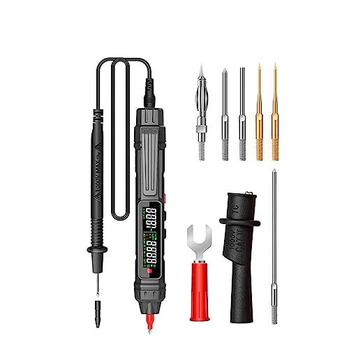 Intelligentes Digitalmultimeter, 6000 Zählungen, Berührungslos, Hochpräziser Spannungsdetektor, Stift, Automatische Reichweite, Kapazität, OHm, NCV-Tester Genau Messen(ZL12D Accessory 2) von ZGJIAJU