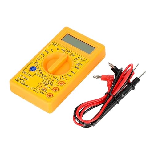 LCD Auto Range Digital Voltmeter Multimeter Ohmmeter Volt Tester Elektrische Instrument Analyse Instrument Genau Messen(Yellow) von ZGJIAJU
