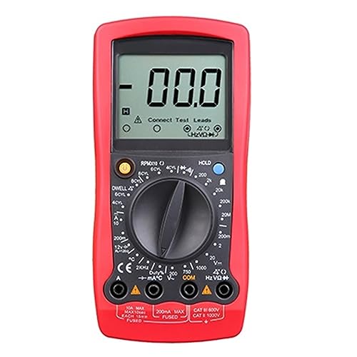 LCD-Automobil-Handmultimeter AC/DC-Voltmeter-Tester Mit DWELL-RPM-Batterieprüfung Genau Messen(109) von ZGJIAJU