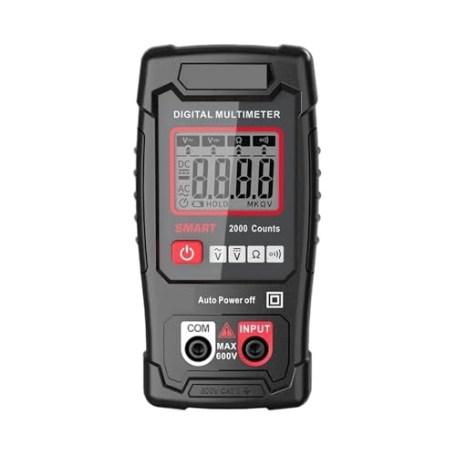 Multimeter, Digital, Hochpräzise, ​​für Elektriker, Vollautomatisch, Intelligente Wartung, Brennsicher, Tragbar Genau Messen von ZGJIAJU