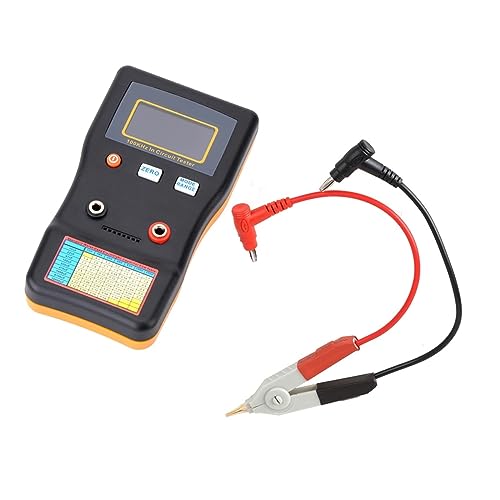 Multimeter-Kapazitäts-Ohm-Messgerät, Professionelle Messung Des Innenwiderstands Des Kondensator-Kapazitäts-Schaltkreistesters Genau Messen(With SMD Test Clip) von ZGJIAJU