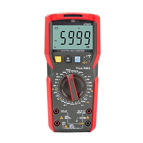 Multimeter Professioneller Digitaler Tester Polymeter AC DC Voltmeter Amperemeter Elektriker Multimeter Genau Messen(89XD) von ZGJIAJU