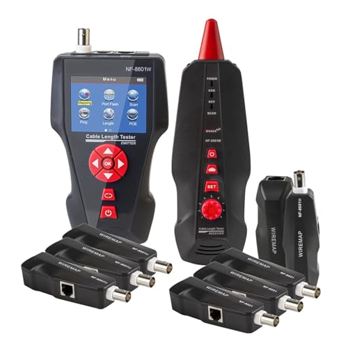 NF-8601W Funktion Mehrzweck-Netzwerktester OE/PING-Tester Messen Sie Die Kabellänge Mit 8 Stück Remote Line Tracker von ZGJIAJU