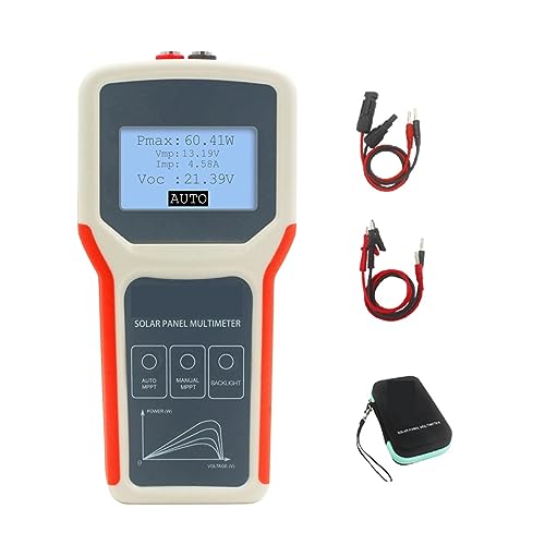 Photovoltaik-Panel-Multimeter, Automatische/manuelle MPPT-Erkennung, Solarpanel-LCD-MPPT-Tester, Spannungsprüfgerät Genau Messen(400B) von ZGJIAJU