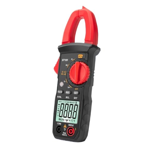ST181 Digital Clamp Meter 4000 Counts DC/AC Strom Multimeter Amperemeter Spannung Tester Auto Amp Hz Kapazität NCV Ohm Test Genau Messen von ZGJIAJU