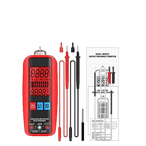 Smart Digital Multimeter VFC DC AC Spannungsprüfer Voltmeter True RMS Kapazität Diode Ohm NCV Berührungsloser Spannungsprüfer Genau Messen(A5 Multimeter) von ZGJIAJU