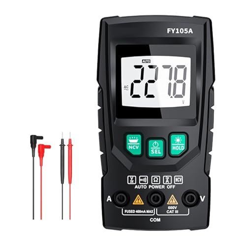 Smart Mini Digital Multimeter AC/DC Votage Strom RMS 4000 Zählt Automatische Tester Ohm Amperemeter Handmultimeter Genau Messen von ZGJIAJU