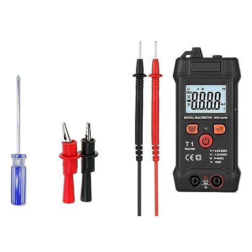 Smart Multimeter Digital Mini Automotive Profesional Tester True RMS NCV AC DC Spannung Tester Tragbare Stromzähler Genau Messen(T1-C) von ZGJIAJU