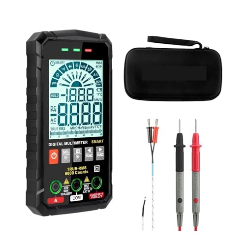 TRUE RMS Digital Multimeter Smart Auto Range Test NCV Intelligent Multimetro Tester AC DC Spannung Kapazität Ohm Hz Meter Genau Messen von ZGJIAJU