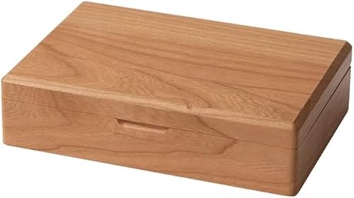 ZGSSOPTU Schmuckschatulle aus Holz, 24 cm, zur Aufbewahrung von Ringen, Armbändern, Halsketten, Ohrringen, Uhren von ZGSSOPTU