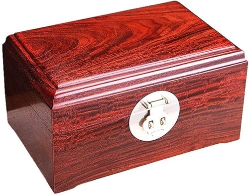 ZGSSOPTU Schmuckschatulle aus Holz, für Ringe, Ohrringe, Halsketten, Armbänder, Uhren, 23 cm ZGSSOPTU Schmuckschatulle aus Holz, für Ringe, Ohrringe, Halsketten, Armbänder, Uhren, 23 cm von ZGSSOPTU