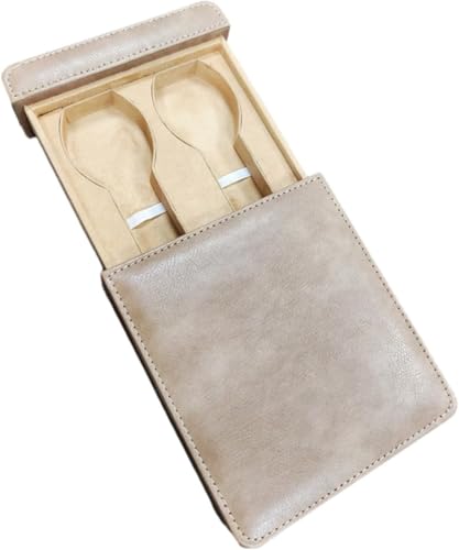 ZGSSOPTU Uhren-Box, Organizer, einfach zu transportieren, Aufbewahrungstasche, PU-Leder, Schmuckschatulle, 19,2 x 18 x 4,3 cm (Hellbraun, 2) von ZGSSOPTU