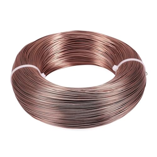 Aluminiumdraht 500 g 0,6/1,2/1,5/2,0/3,0 mm Aluminiumdraht, DIY-Schmuckkomponenten, Zubehör, Finden, Herstellen, Halsketten, Armbänder, Bastelbedarf Basteldraht(Color:3,Size:1.0mm 200m) von ZGXNYI