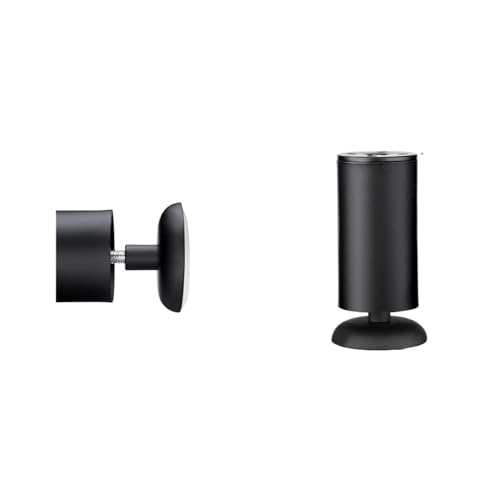 ZGXNYI 1PC Möbel Verstellbare Schrankbeine 6CM-30CM Edelstahl Möbelbeine Tisch Sofa Füße Bett Möbelbeine(Black 12cm) von ZGXNYI