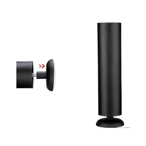 ZGXNYI 1PC Möbel Verstellbare Schrankbeine 6CM-30CM Edelstahl Möbelbeine Tisch Sofa Füße Bett Möbelbeine(Black 20cm) von ZGXNYI