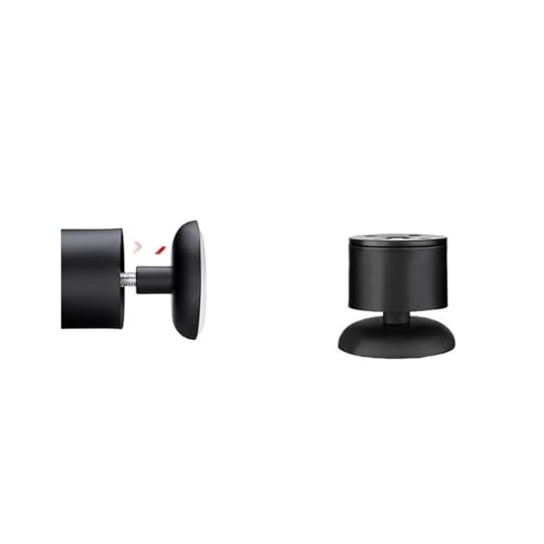 ZGXNYI 1PC Möbel Verstellbare Schrankbeine 6CM-30CM Edelstahl Möbelbeine Tisch Sofa Füße Bett Möbelbeine(Black 6cm) von ZGXNYI