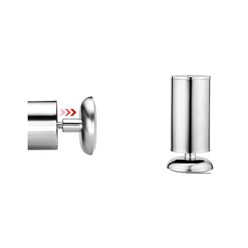 ZGXNYI 1PC Möbel Verstellbare Schrankbeine 6CM-30CM Edelstahl Möbelbeine Tisch Sofa Füße Bett Möbelbeine(Silver 12cm) von ZGXNYI