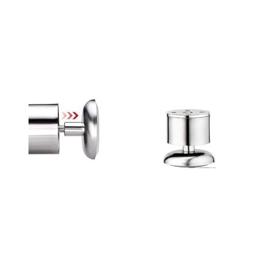 ZGXNYI 1PC Möbel Verstellbare Schrankbeine 6CM-30CM Edelstahl Möbelbeine Tisch Sofa Füße Bett Möbelbeine(Silver 6cm) von ZGXNYI