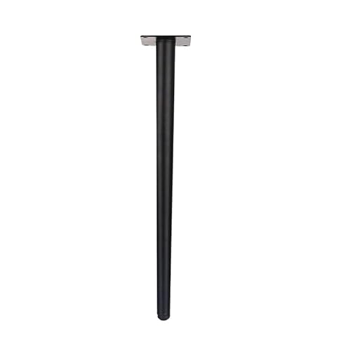 ZGXNYI 4 Stück 10–30 cm Edelstahl-Möbelbeine, verstellbare Metallbeine for Schrank, Tischbeine, Sofafüße, Möbelersatzfüße(Black 10cm) von ZGXNYI