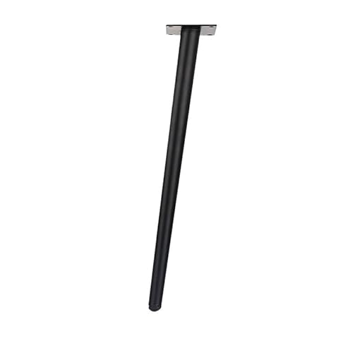 ZGXNYI 4 Stück 10–30 cm Edelstahl-Möbelbeine, verstellbare Metallbeine for Schrank, Tischbeine, Sofafüße, Möbelersatzfüße(Black 30cm ob) von ZGXNYI