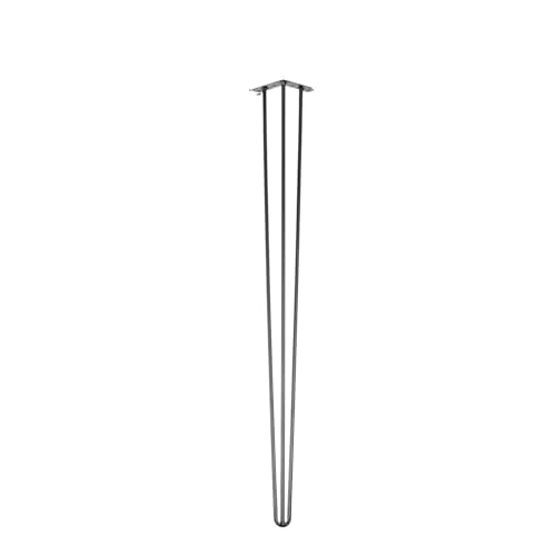 ZGXNYI 4 Stück Metall-Tischbeine, 40,6–101,6 cm, 3-Stab-Haarnadel-Möbelbeine, DIY-Heimbank, Esstisch, Schreibtisch, Ende, Kaffeetisch, Füße, Zubehör(34 inch) von ZGXNYI