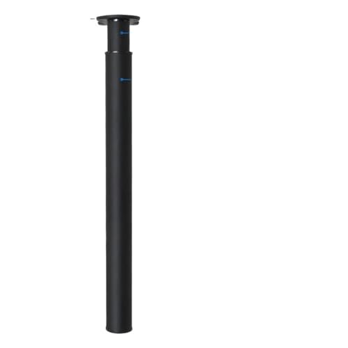 ZGXNYI Klappbare Tischbeine, robuste, klappbare Stangenfußstütze, verstellbare, teleskopische Tischstütze, Möbelbeine, Hardware(Black) von ZGXNYI