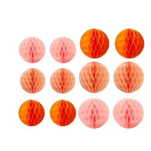 Wabenbälle aus Seidenpapier, 15,2 cm, 20,3 cm, Party-Hintergrund, Dekoration, Papierblumenkugeln, Bastelset, Papier-Wabenkugel für Hochzeit, Zimmer, Geburtstag, Babyparty, Orange, 12 Stück Wabenbälle aus Seidenpapier, 15,2 cm, 20,3 cm, Party-Hintergrund, Dekoration, Papierblumenkugeln, Bastelset, Papier-Wabenkugel für Hochzeit, Zimmer, Geburtstag, Babyparty, Orange, 12 Stück von ZGjoy
