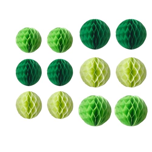 Wabenbälle aus Seidenpapier, 15,2 cm, 20,3 cm, Party-Hintergrund, Dekoration, Papierblumenkugeln, Bastelset, Wabenbälle für Hochzeit, Zimmer, Geburtstag, Babyparty, Grün, 12 Stück Wabenbälle aus Seidenpapier, 15,2 cm, 20,3 cm, Party-Hintergrund, Dekoration, Papierblumenkugeln, Bastelset, Wabenbälle für Hochzeit, Zimmer, Geburtstag, Babyparty, Grün, 12 Stück von ZGjoy