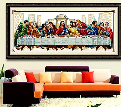 ZGmaxCL 5D Diamanten Gemälde Set Diamond Painting Set Puzzles Erwachsene Groß Das letzte Abendmahl Home Wanddekoration 90x40cm ZGmaxCL 5D Diamanten Gemälde Set Diamond Painting Set Puzzles Erwachsene Groß Das letzte Abendmahl Home Wanddekoration 90x40cm von ZGmaxCL