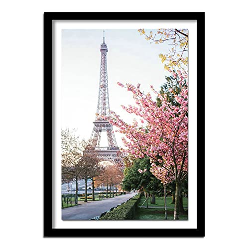 ZGmaxCL DIY 5D Diamond Painting Set Puzzles Stickerei Strass Diamant Malerei Erwachsene Groß Eiffelturm Wandbilder Wand Décor 70x40cm von ZGmaxCL