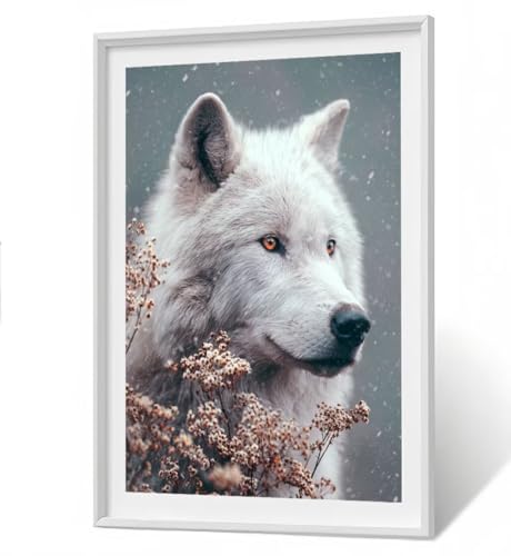 5D DIY Diamond Painting Set - Tier Diamant Painting Kinder, Wolf Full Drill Bastelset für Erwachsene, Diamant Kunst Bilder Mosaic Stickerei für Home Wand Dekor 60x80 cm ZBSF276 5D DIY Diamond Painting Set - Tier Diamant Painting Kinder, Wolf Full Drill Bastelset für Erwachsene, Diamant Kunst Bilder Mosaic Stickerei für Home Wand Dekor 60x80 cm ZBSF276 von ZHANGBINGSHENDIAN