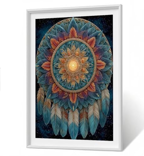 5D DIY Diamond Painting Set - Traumfänger Diamant Painting Kinder, Böhmen Full Drill Bastelset für Erwachsene, Diamant Kunst Bilder Mosaic Stickerei für Home Wand Dekor 80x100 cm ZBSF296 5D DIY Diamond Painting Set - Traumfänger Diamant Painting Kinder, Böhmen Full Drill Bastelset für Erwachsene, Diamant Kunst Bilder Mosaic Stickerei für Home Wand Dekor 80x100 cm ZBSF296 von ZHANGBINGSHENDIAN