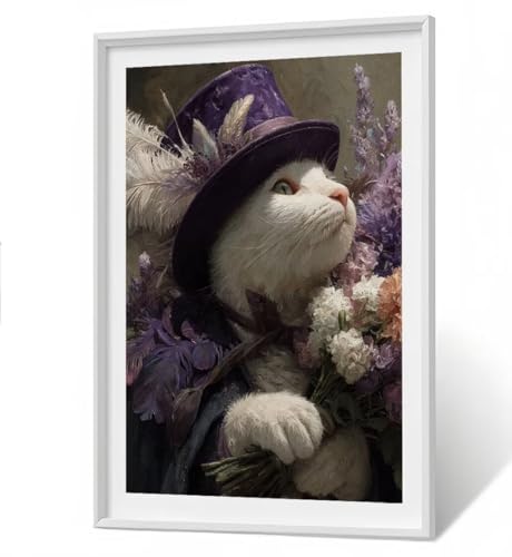 5D Diamant Painting Kit - Katze Diamond Painting Kinder DIY Set, Abstrakt Full Drill Bastelset für Erwachsene, Diamant Kunst Bilder Mosaic Stickerei für Home Wand Dekor 50 x 70 cm ZBSF268 5D Diamant Painting Kit - Katze Diamond Painting Kinder DIY Set, Abstrakt Full Drill Bastelset für Erwachsene, Diamant Kunst Bilder Mosaic Stickerei für Home Wand Dekor 50 x 70 cm ZBSF268 von ZHANGBINGSHENDIAN
